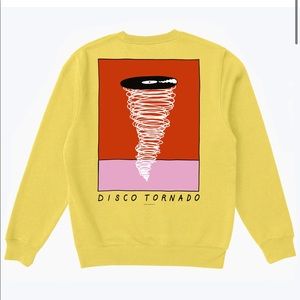 Everpress Disco Tornado Sweatshirt, Yellow